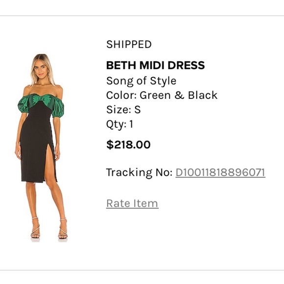 Revolve Song of Style midi dress NWT size Small - Picture 8 of 12